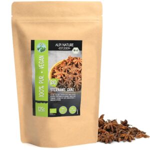 Alpi Nature BIO Sternanis ganz, natürliche Kapseln 125g