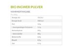 Borchers Bio Ingwerpulver, reich an B6, 150g
