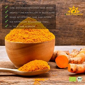 Dean’s Premium Bio Kurkuma Pulver 1kg