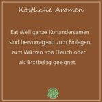 Eat Well Koriander Samen - 500g, Kochen, Backen