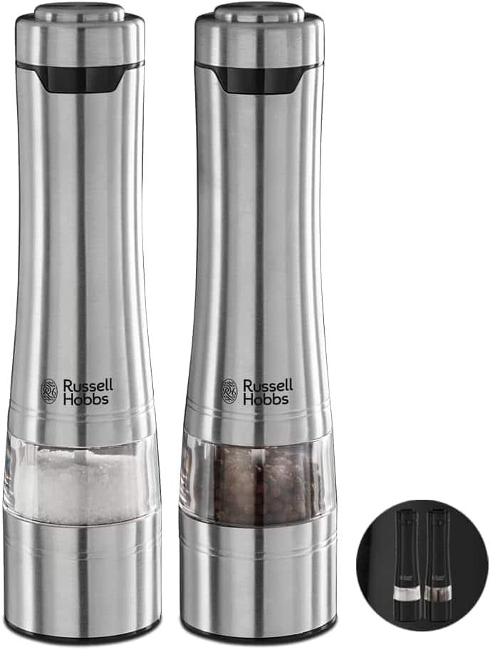 Russell Hobbs Elektrische Salz Pfeffer Mühlen Set