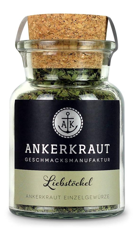 Ankerkraut Liebstöckel getrocknet im Korkenglas