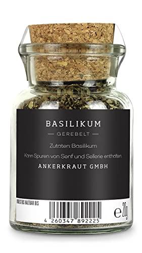 Ankerkraut Basilikum gerebelt 25g Korkenglas