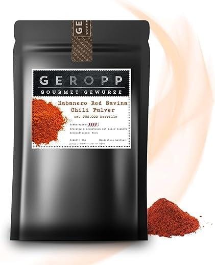 GEROPP Gourmet Red Savina Chili Pulver 80g