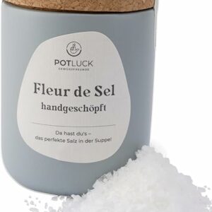 Potluck Fleur de Sel Gewürzmischung im Keramiktopf 80g