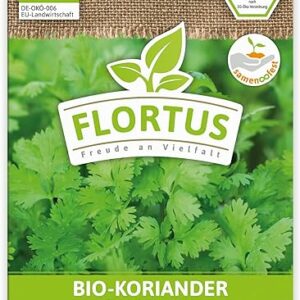 FLORTUS BIO Koriander Kräutersamen für Garten