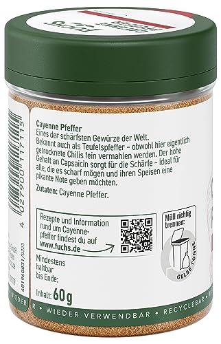 Fuchs Cayennepfeffer gemahlen, 60 g