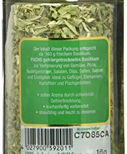 Fuchs gefriergetrocknetes Basilikum, 2er Pack