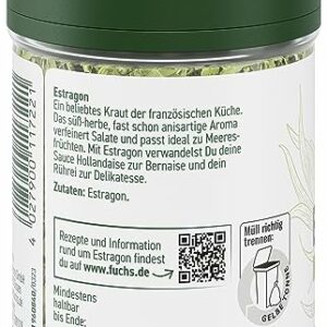 Fuchs Gewürze Estragon gerebelt 10 g