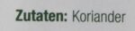 Fuchs Gewürze Gemahlener Koriander, 55g