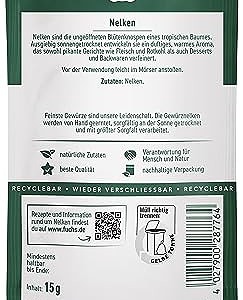 Fuchs Gewürznelken, wiederverschließbar, 15g