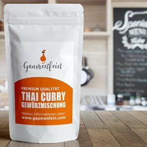 GAUMENFEIN® Rotes Thai Curry Pulver, 250g, Premium Qualität