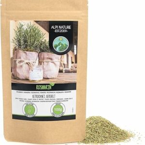 Alpi Nature Getrockneter Rosmarin 100g, 100% rein