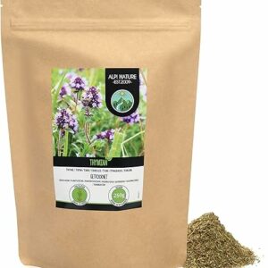 Alpi Nature Getrockneter Thymian, gerebelt, 100% rein, 250g