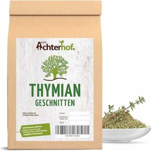 Vom Achterhof Getrockneter und gerebelter Thymian 500g