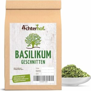 Getrocknetes Basilikum, 500g - vom Achterhof