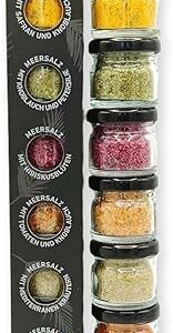 GLOSA MARINA BLACK EDITION - Gourmet Meersalz Set