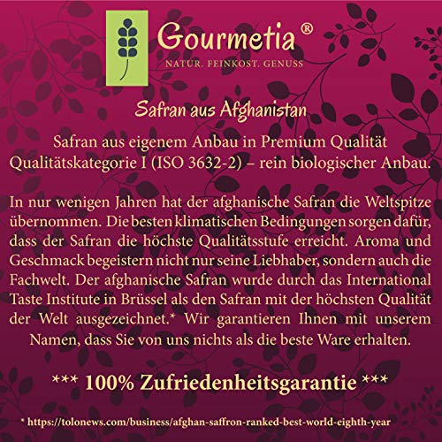 Gourmetia Safran gemahlen, 5g Premium