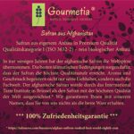Gourmetia Safranfäden, Premium Qualität, 20g