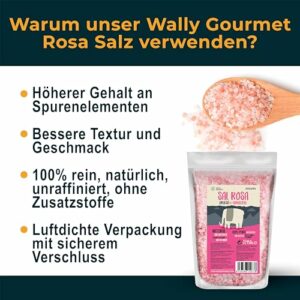 Himalaya-Salz Rosa, 100% Natürlich, Unraffiniert