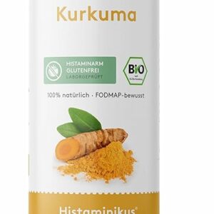 Histaminikus Bio Kurkuma-Pulver, hefefrei, glutenfrei