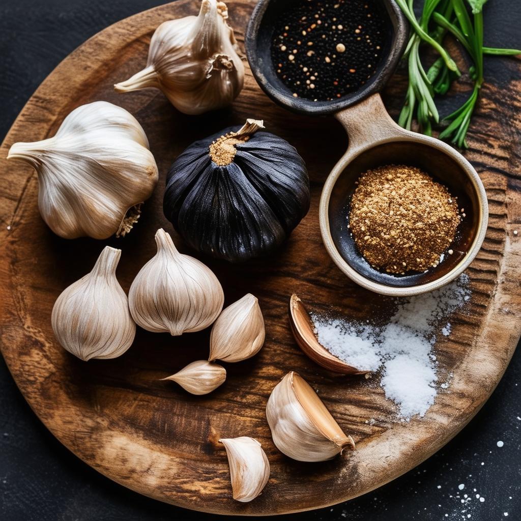 Die wichtigsten Zutaten für dein schwarzes Knoblauch Rezept