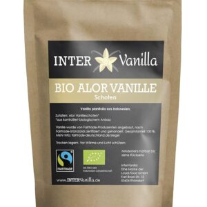 InterVanilla Bio Fairtrade Vanilleschoten, 10 Stück