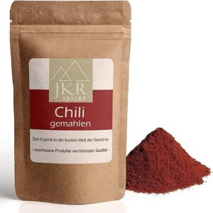 JKR Chilipulver - Gemahlene mild-scharfe Chilischoten