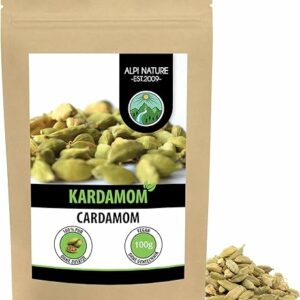 Kardamom Ganz 100g, 100% Naturrein, Vegan