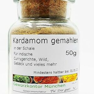 Kardamom gemahlen 50g Gewürzkontor München