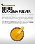 Kurkuma Pulver 200g, Premiumqualität für Küche