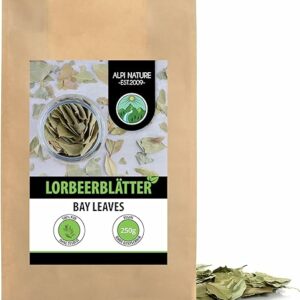 Alpi Nature Lorbeerblätter handverlesen, 100% rein, 250g