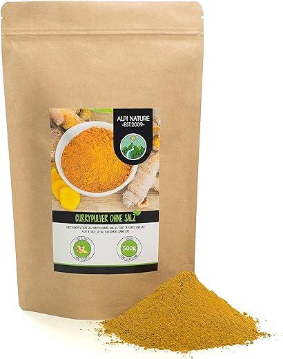 Indisches Currypulver Madras mild salzfrei