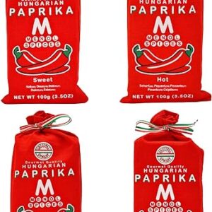 Menol Gewürze Ungarisches Paprikapulver, 4x100g Packung