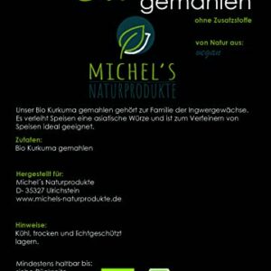Michel´s Bio Kurkuma Pulver 1kg (2x500g)