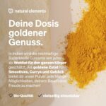 Natural Elements Bio Curcuma Pulver 1kg - biozertifiziert, vegan