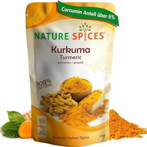 NATURE SPICES® Kurkuma Pulver 100g - Superfood