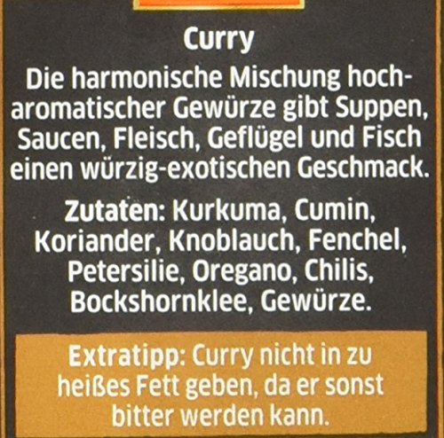 Ostmann Currypulver, indische Mischung, 3x40g