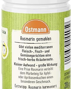 Ostmann gemahlener Rosmarin, 4er Pack 80g