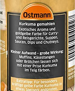 Ostmann Kurkuma gemahlen, 35g, Indisches Gewürz