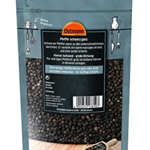Ostmann Schwarzer Pfeffer ganz, 250 g