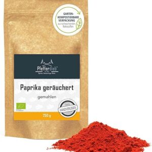 Paprika geräuchert, BIO-Qualität, Pfefferdieb® 250g
