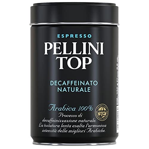 Pellini Top Arabica Koffeinfrei | Karamell-Schokolade | 250g