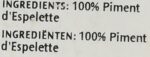 Piment d'Espelette 250g