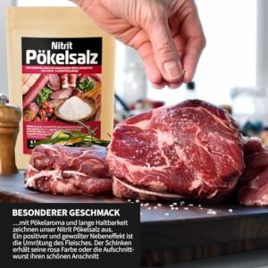 Pökelsalz 1kg, Nitrit, für Schinken & Wurst