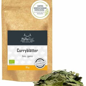 Premium BIO Curryblätter, handgepflückt, 20g - Pfefferdieb®
