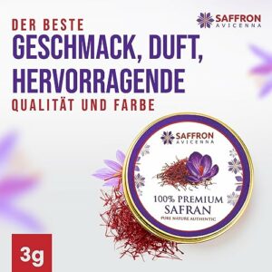 Premium Safran Fäden, 3 Gram, Super Negin