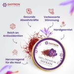 Premium Safran Fäden, 3 Gram, Super Negin