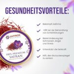 Premium Safran Fäden, 3 Gram, Super Negin