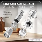 ProfiCook Salz- und Pfeffermühlen Set Edelstahl